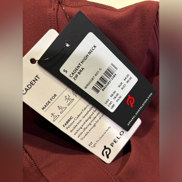 Peloton Cadent High Neck Zip Bra - Picture 11 of 13